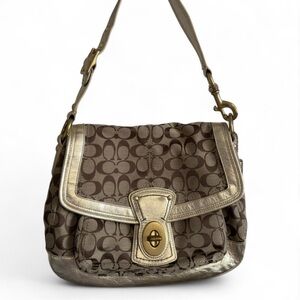 Coach Ali Legacy Turn Lock Shoulder Bag